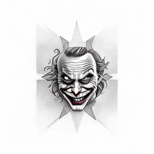 joker tattoo design idea