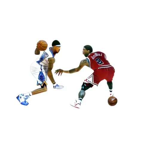 iverson versus jordan crossover, no white ink tattoo design idea