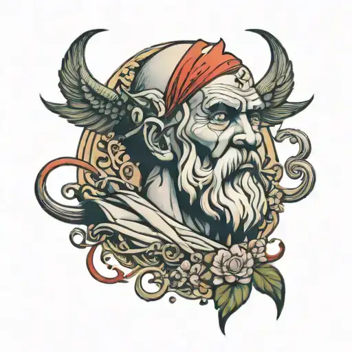 daimonion socrates tattoo design idea