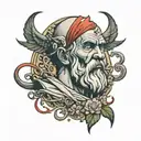 daimonion socrates tattoo design idea