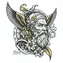 daimonion socrates tattoo design idea