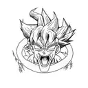 Dragon ball z tattoo design idea