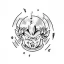 Dragon ball z tattoo design idea