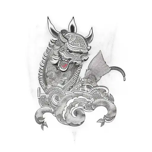 roman hero  tattoo design idea