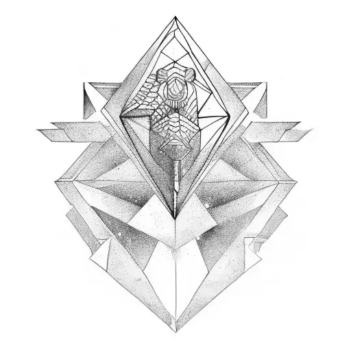 strong men draw their destiny  tattoo design idea