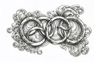 olympic rings tattoo design idea