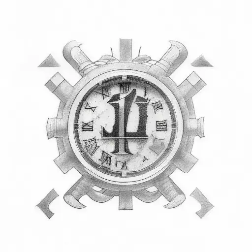 I want a tattoo of Roman numerals of August 31, 2004 separated by bulletin mark. I want it located on the forearm rig tattoo design idea