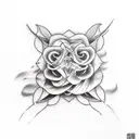 slut script tattoo design idea