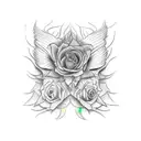 slut script tattoo design idea