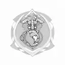 usmc enlisted ega tattoo design idea