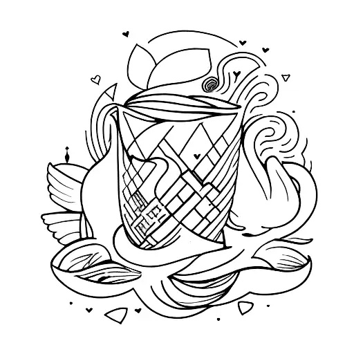 Amor Fati in font tattoo design idea