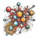 LSD molecule; conceptual tattoo; tattoo design idea