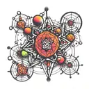 LSD molecule; conceptual tattoo; tattoo design idea
