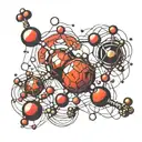 LSD molecule; conceptual tattoo; tattoo design idea