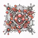 LSD molecule; conceptual tattoo; tattoo design idea