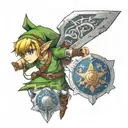 Link tattoo design idea