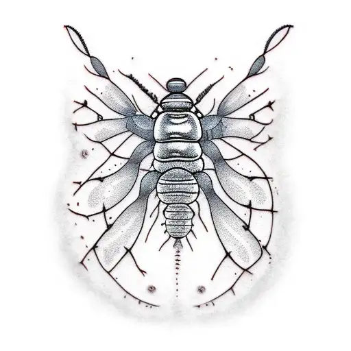 Hemlock woolly adelgid tattoo design idea