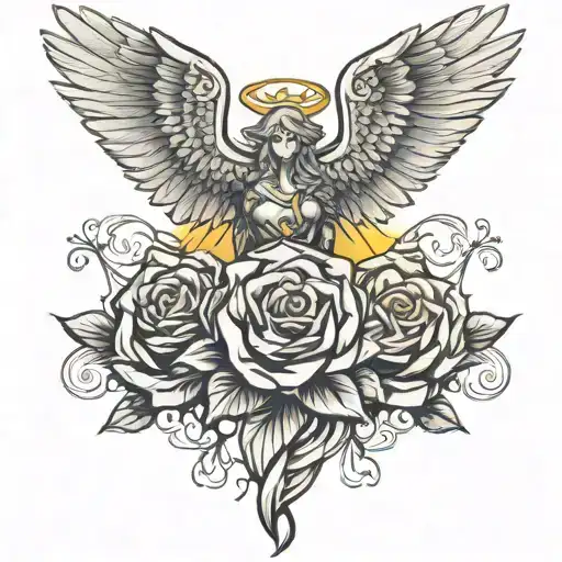 no weapon formed against her shall prosper because god watch his angel    30days 2 hours and 3 minutes  tattoo design idea