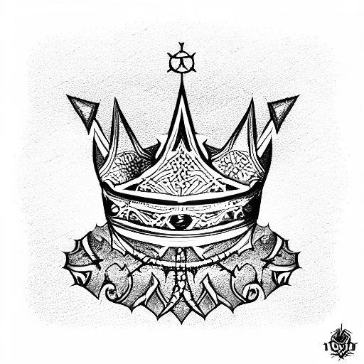 King's Crown tattoo design idea