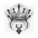 King's Crown tattoo design idea
