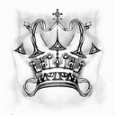 King's Crown tattoo design idea