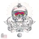 avocado tattoo design idea