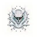 hacker computer tattoo design idea