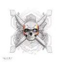 hacker computer tattoo design idea