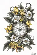 perseverance patience tattoo design idea