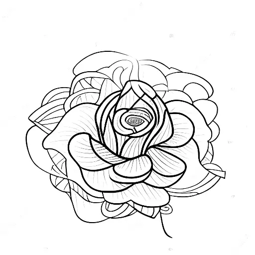 light bulb with flower inside tattoo design idea