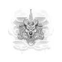 stoic virtues tattoo design idea