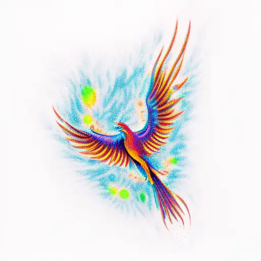 Phoenix tattoo design idea