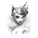 Steampunk tinkerbell tattoo design idea