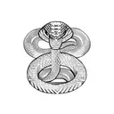 hawaiian tribal snake tattoo design idea