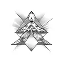 Popocatépetl cargando a Iztaccíhuatl tattoo design idea