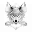 viking wolf tattoo design idea