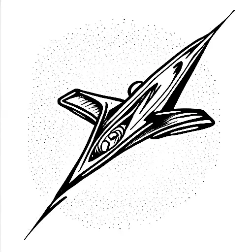 voyager starship tattoo design idea