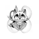 felix the cat tattoo design idea