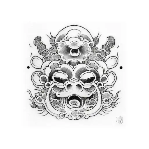 hear no evil see no evil speak no evil tattoo design idea