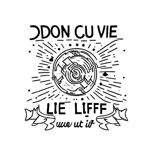 "don't give up even if your life turned to dust. when mixed up, it'll turn into a cookie."  Make this a text on a arm tattoo design idea
