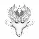 vegan tattoo design idea