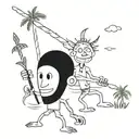 Raja Ampat tattoo design idea