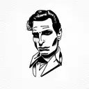 patrick bateman tattoo design idea