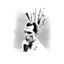 patrick bateman tattoo design idea