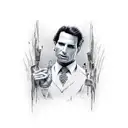 patrick bateman tattoo design idea
