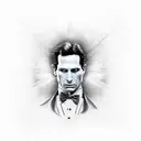 patrick bateman tattoo design idea