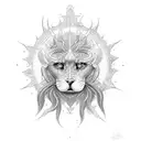 soleil tattoo design idea