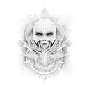 soleil tattoo design idea