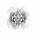 quantum entanglement  tattoo design idea