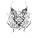 Trampstamp tattoo design idea